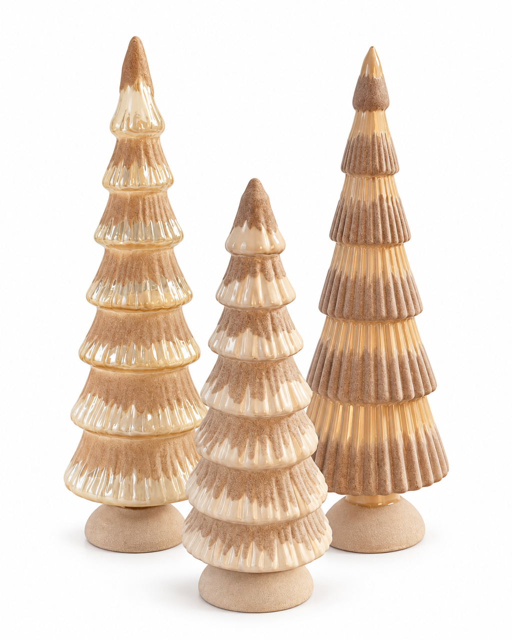 Kerstboom Set – Champagne Beige