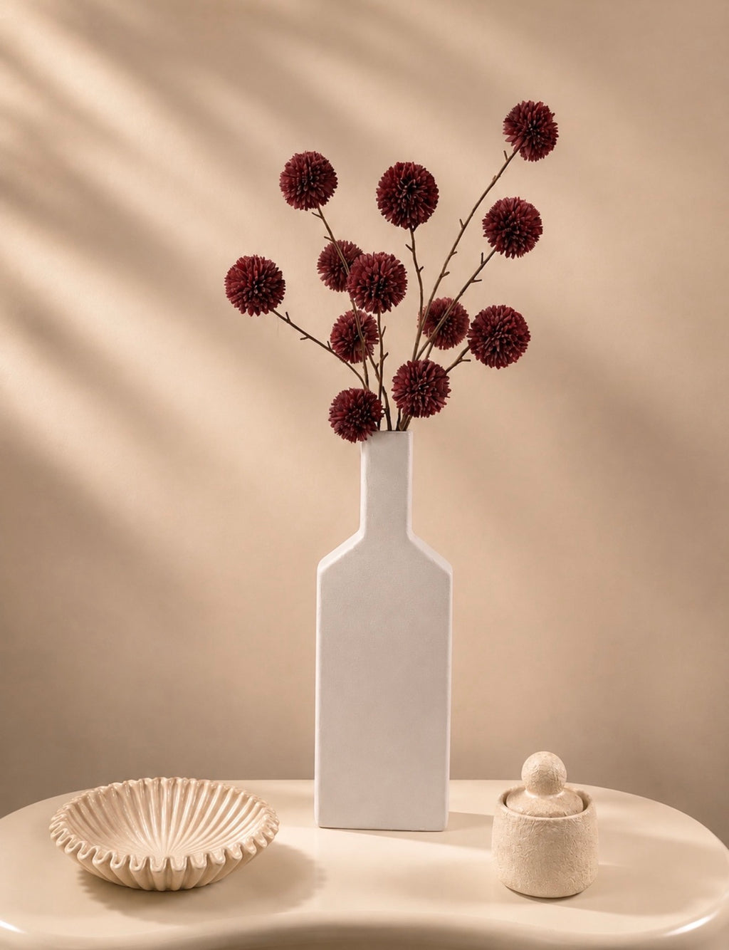 Pompom Burgundy Tak