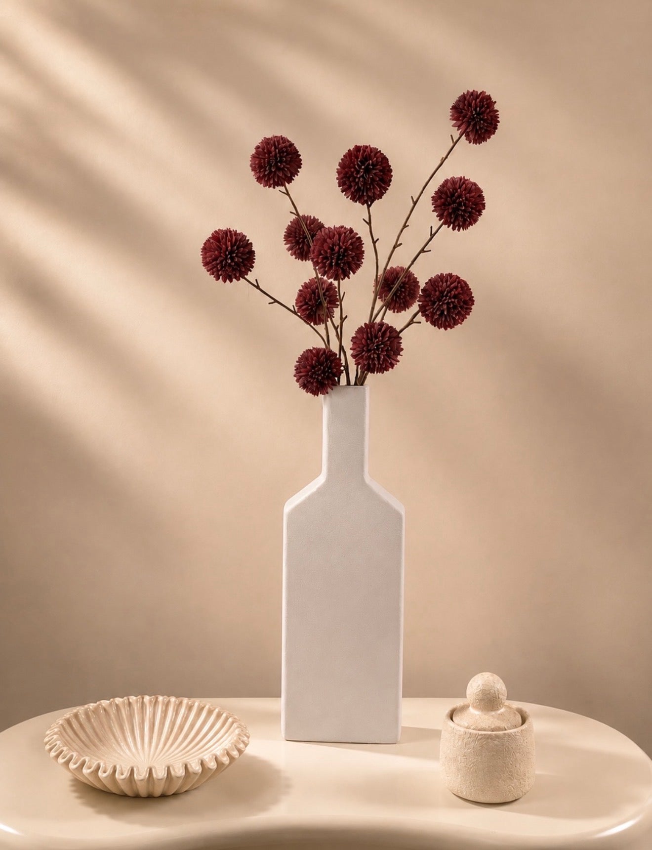 Pompom Burgundy Tak