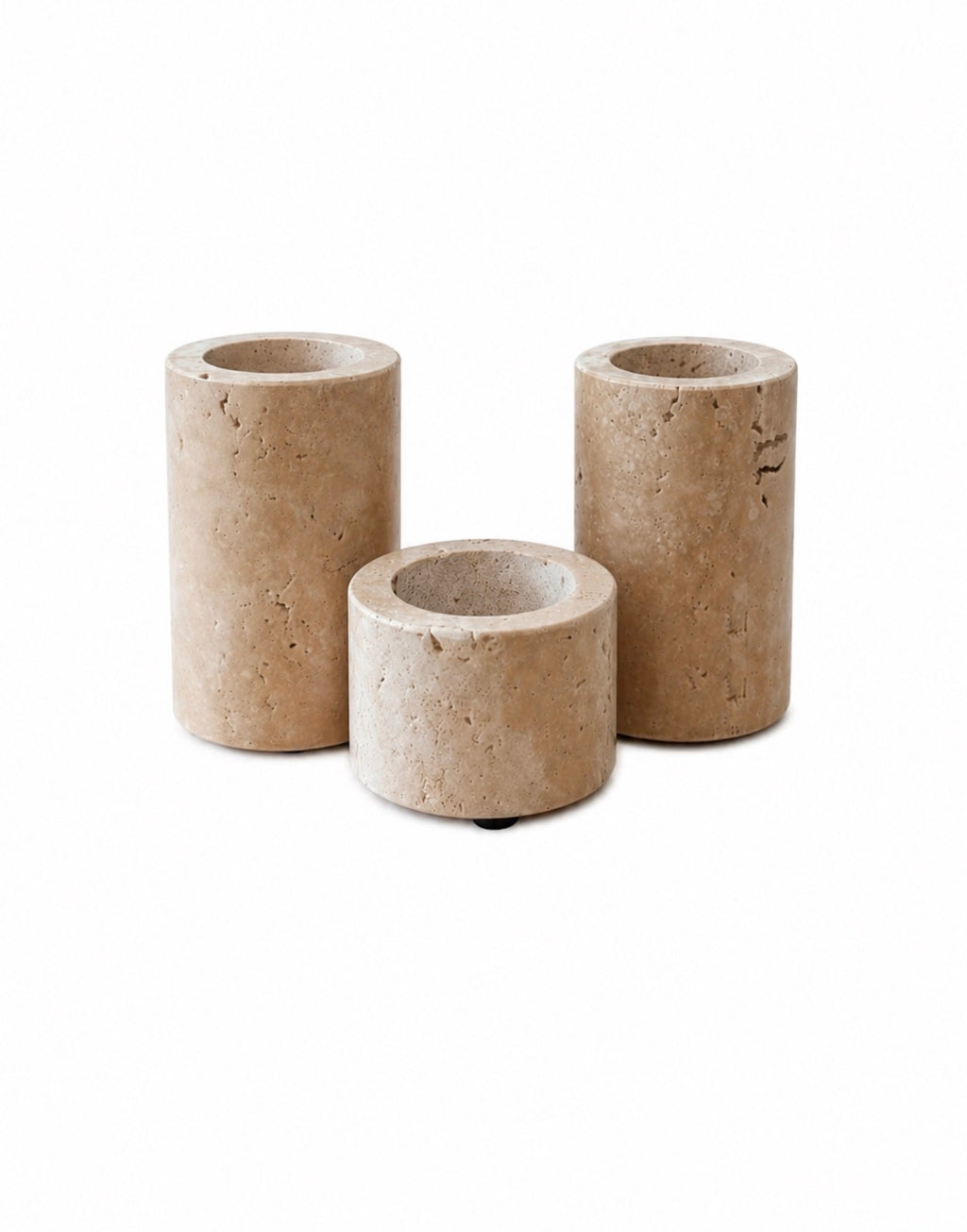 Travertine Waxinelichthouder set